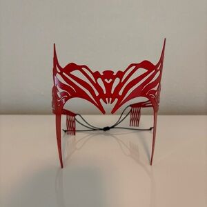 Marvel Scarlet Witch Metal Crown Tiara Cosplay Headpiece Red Adjustable
